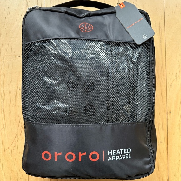 NWT Ororo Heated Apparel Unisex Fleece Black Heated Jacket w Battery Pack - XL - Picture 2 of 12